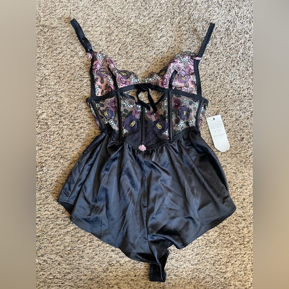 New with tags, For Love and Lemons floral Romper